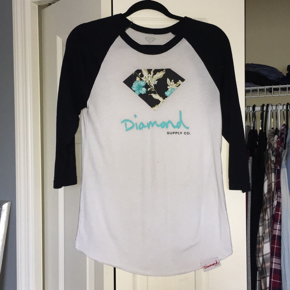 Diamond Supply 3-quarter Sleeve shirt
